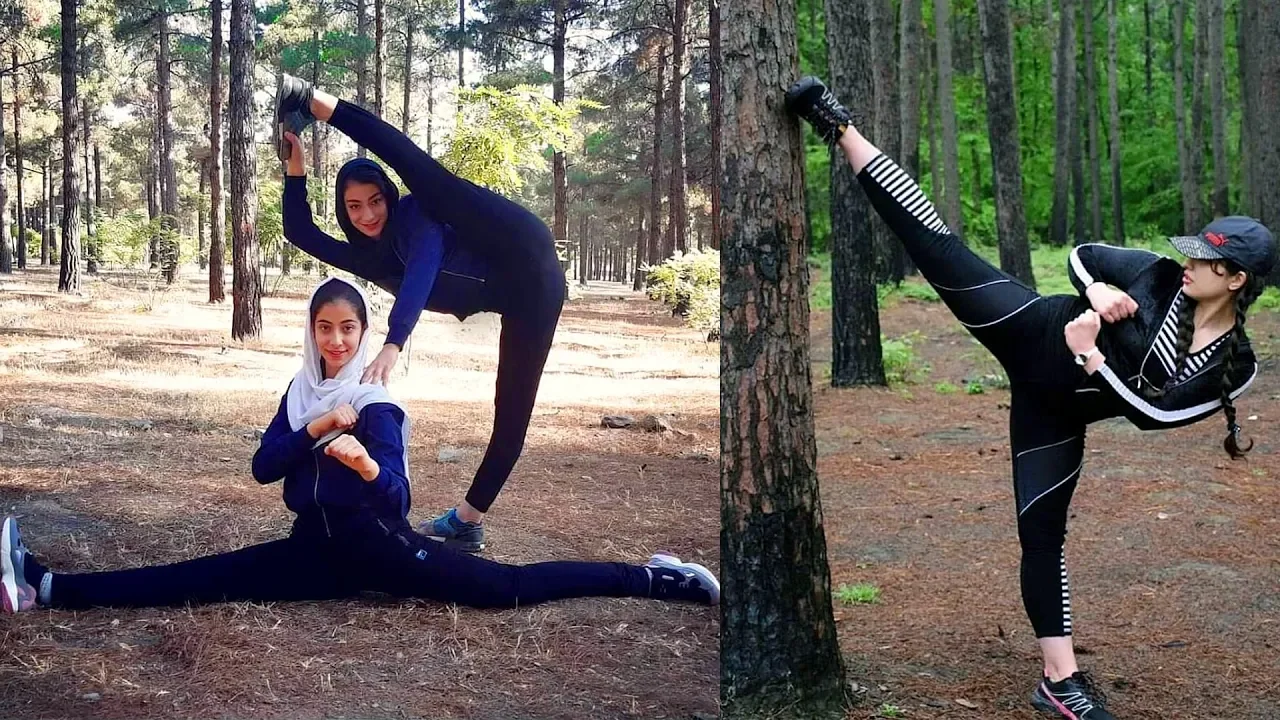 Iranian Girls Taekwondo Athletes Training and Best Kicks Skills @MrArslanTKD background