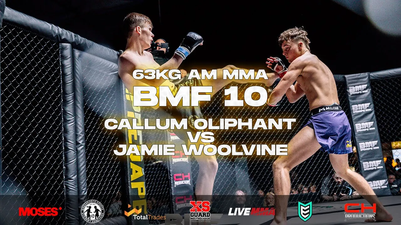 BMF 10 | Callum Oliphant vs Jamie Woolvine | Amateur Super Bantamweight MMA
