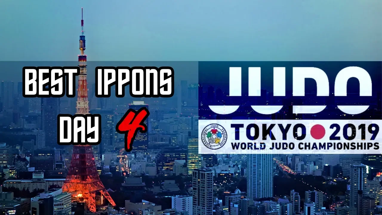 Best ippons in day 4 of World Judo Championships Tokyo 2019 background