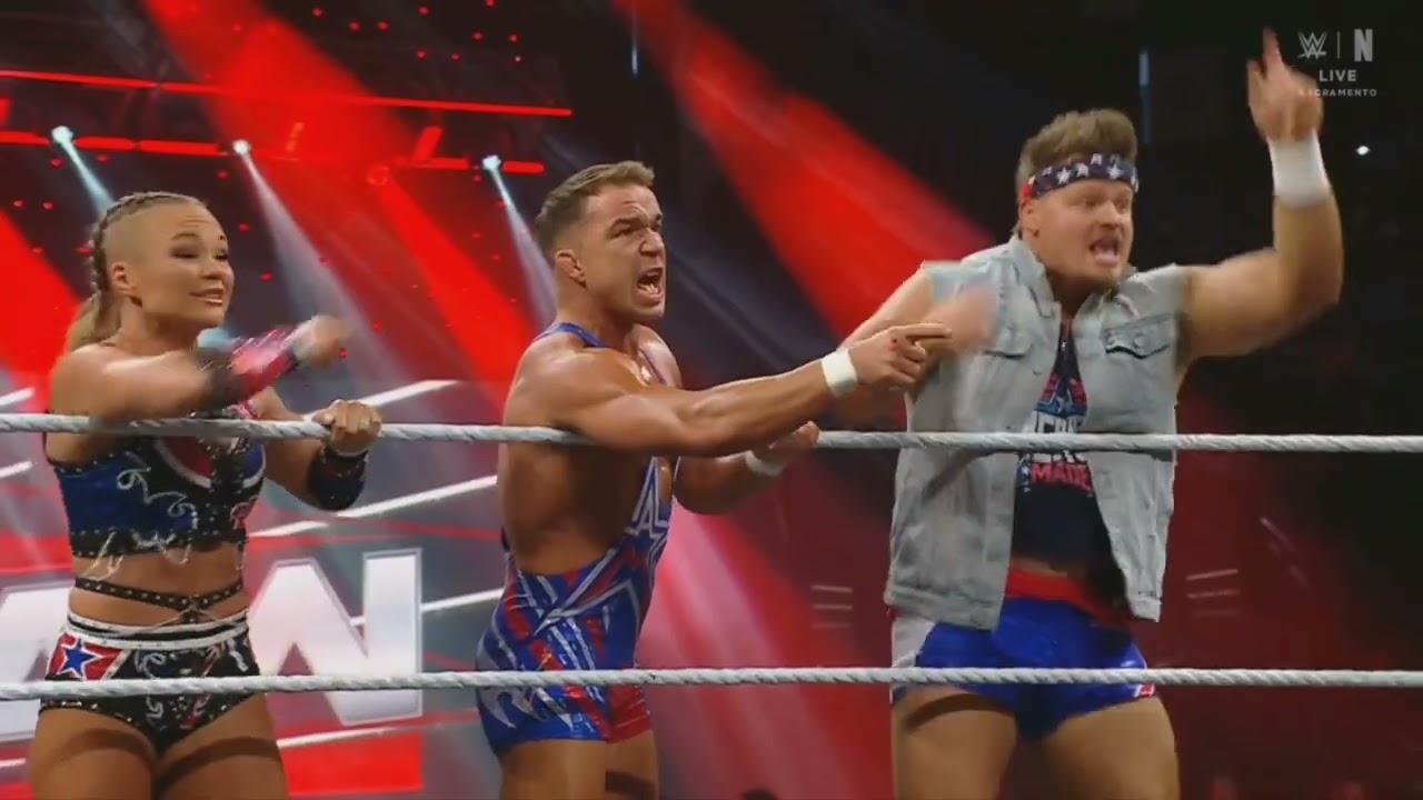 WWE RAW REY MYSTERIO VS JULIUS CREED 04/14/25 background
