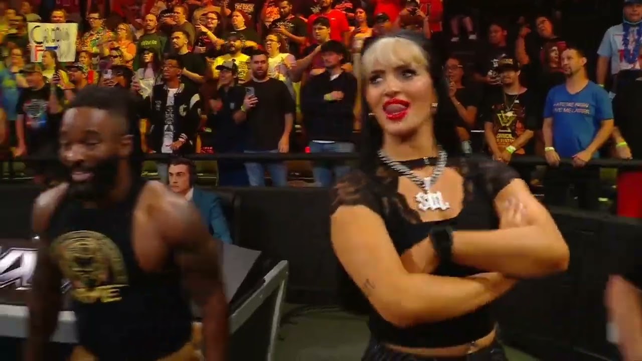 WWE NXT RICKY SAINTS AND MIKE SANTANA CHOOSE MEMBER OF TEAM 09/30/25 background