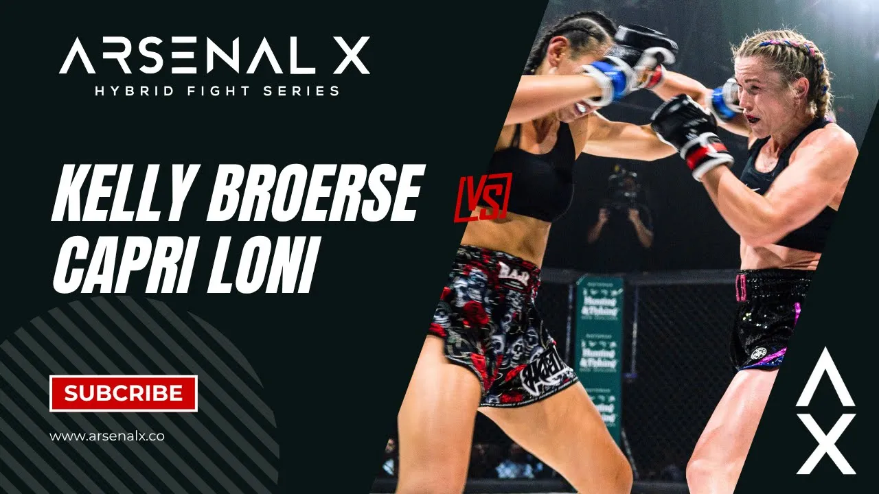 Arsenal-X Hybrid Rules: Capri Loni vs Kelly Broerse background