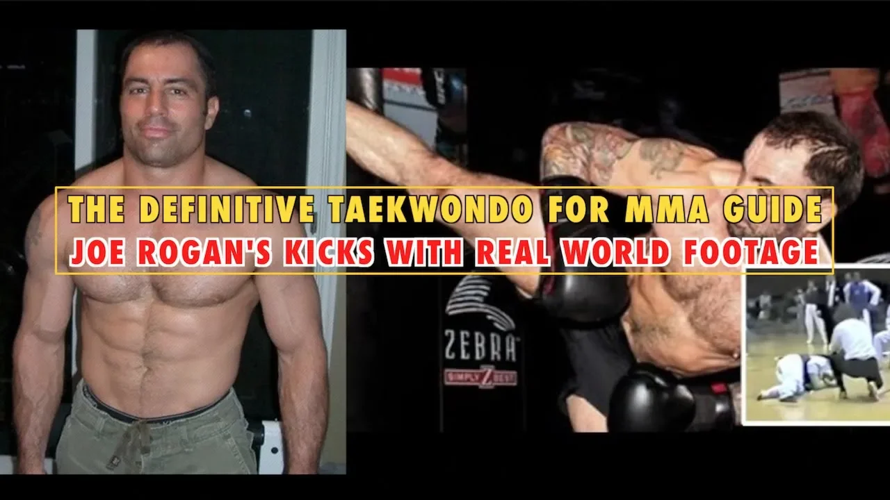 The Definitive Taekwondo for MMA Guide: Joe Rogan's Kicks in Real Fights background
