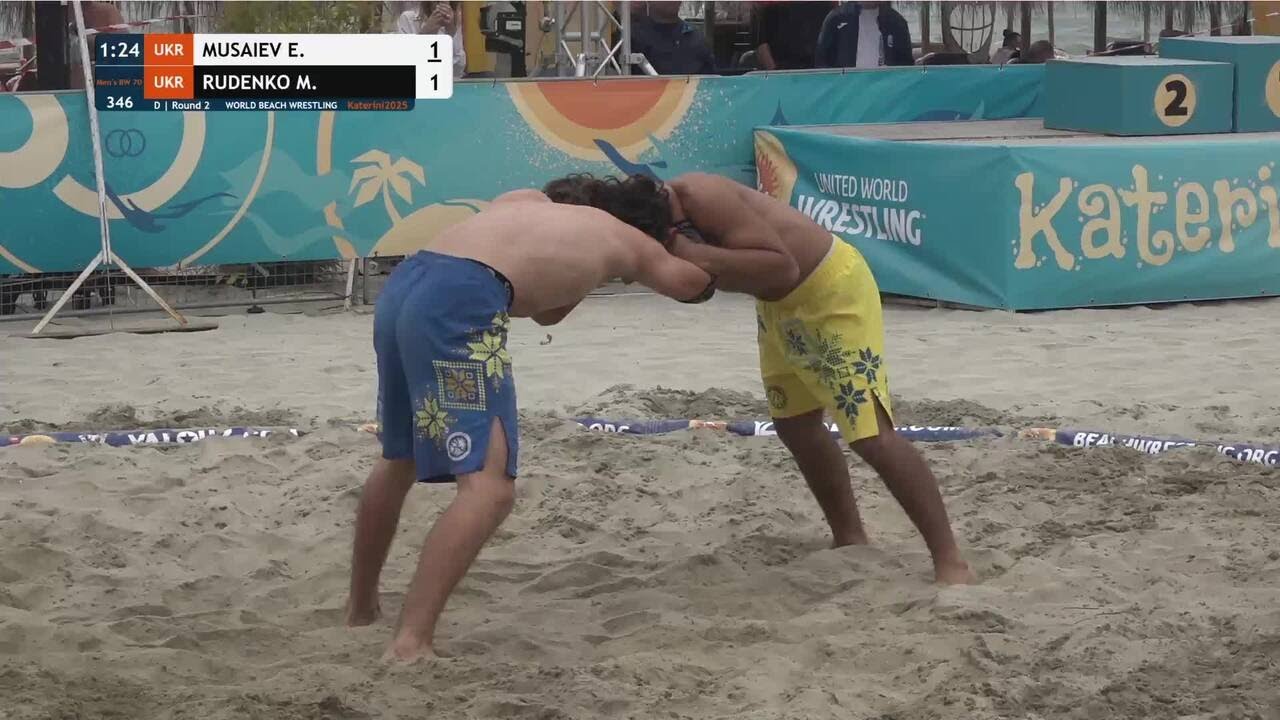 Emir Khan MUSAIEV (UKR) vs. Maksym RUDENKO (UKR) • D | Round 2 • Men's BW 70Kg