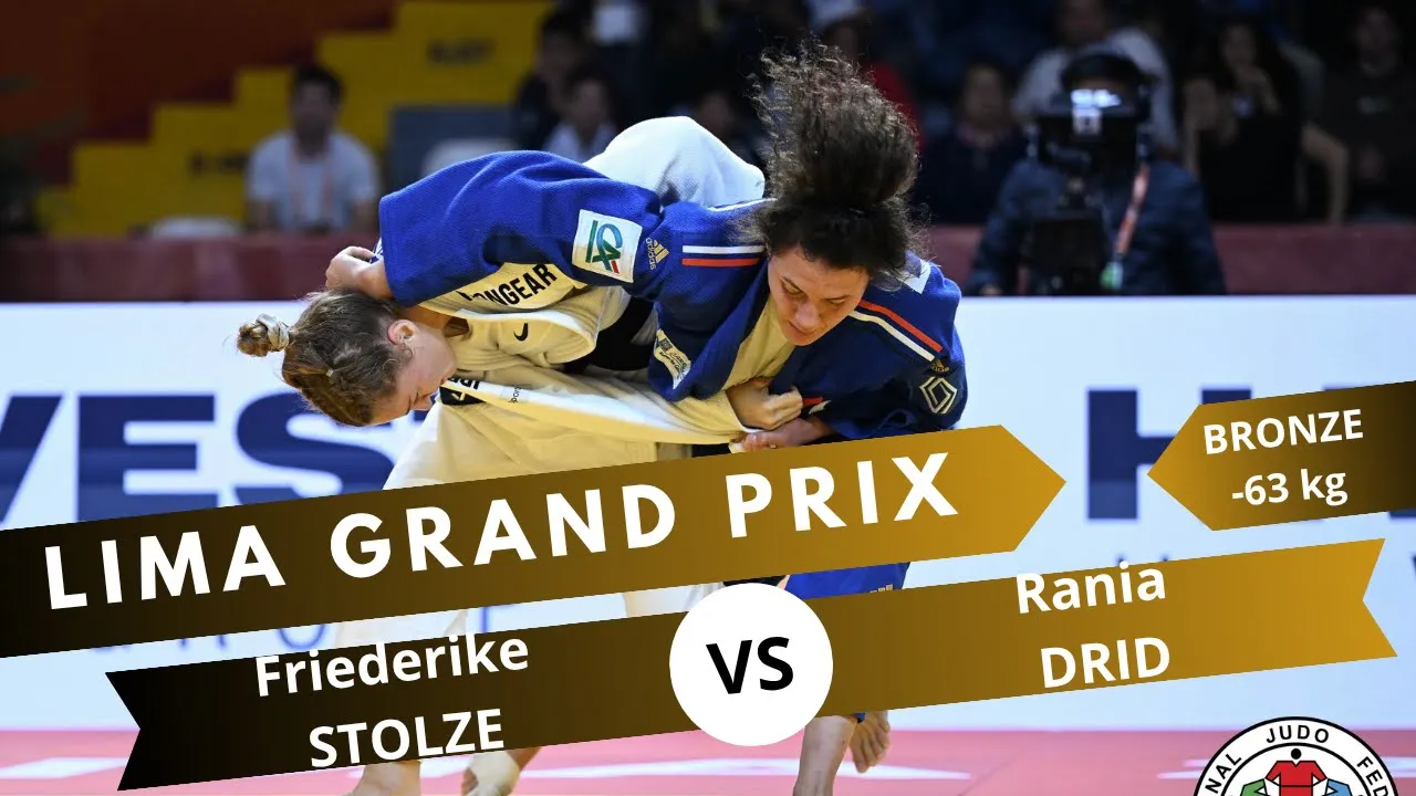 Friederike STOLZE VS Rania DRID Lima Grand Prix 2025 Bronze medal contest -63 kg