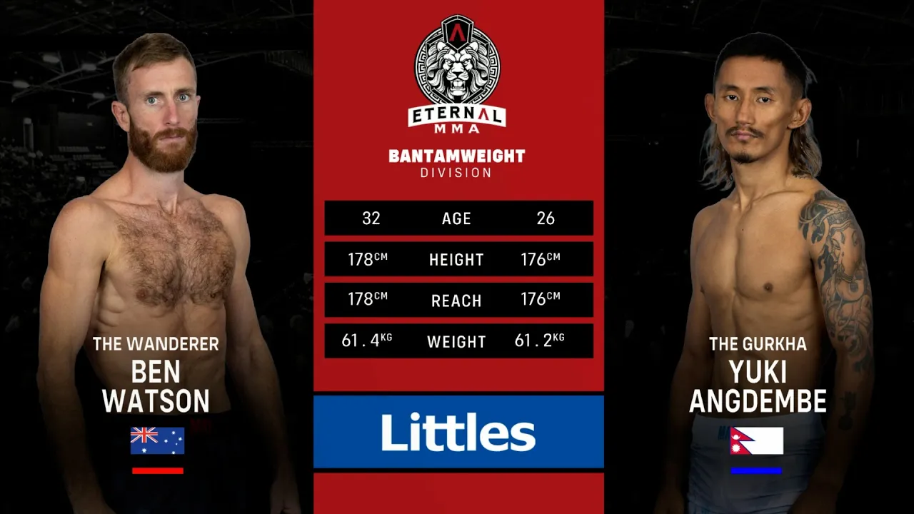 Eternal MMA 96: Ben Watson VS Yuki Angdembe | FULL FIGHT