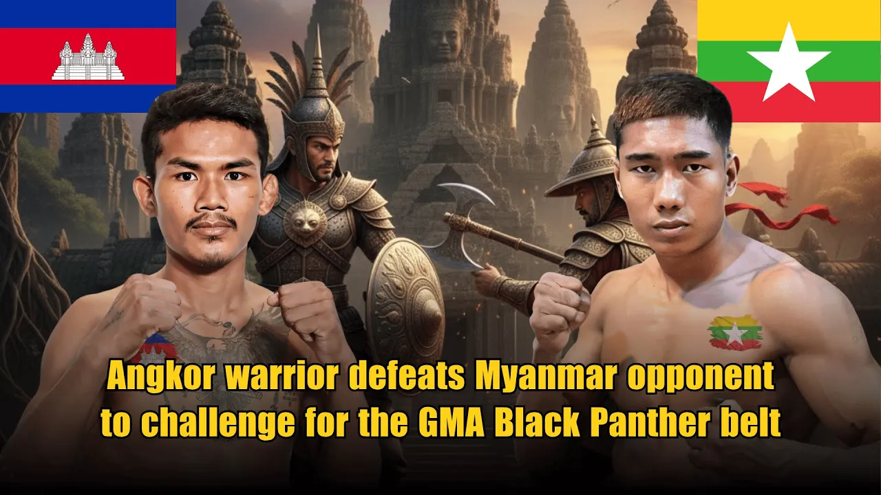 Rin Saroth stepped past Soe Moe Zaw to advance to the International GMA Martial God title bout #gma
