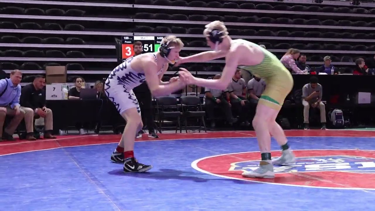 Hunter Prosen Camden vs Trey Gregory Buford 150lbs 2026 GHSA 6A State Tournament Finals