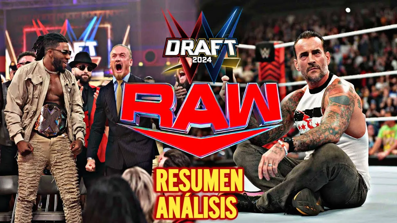 WWE RAW/DRAFT NOCHE 2 (29-04-24) REVIEW/RESUMEN Y ANÁLISIS backdrop