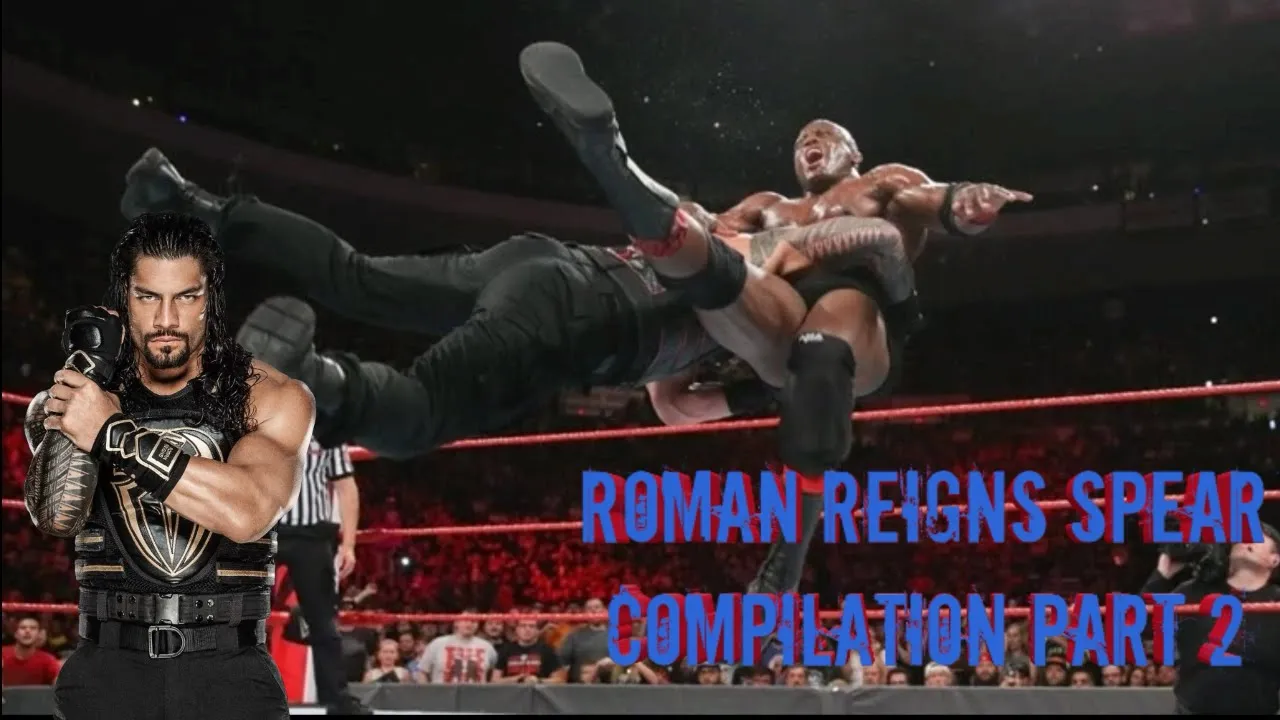 Roman Reigns Spear Compilation background
