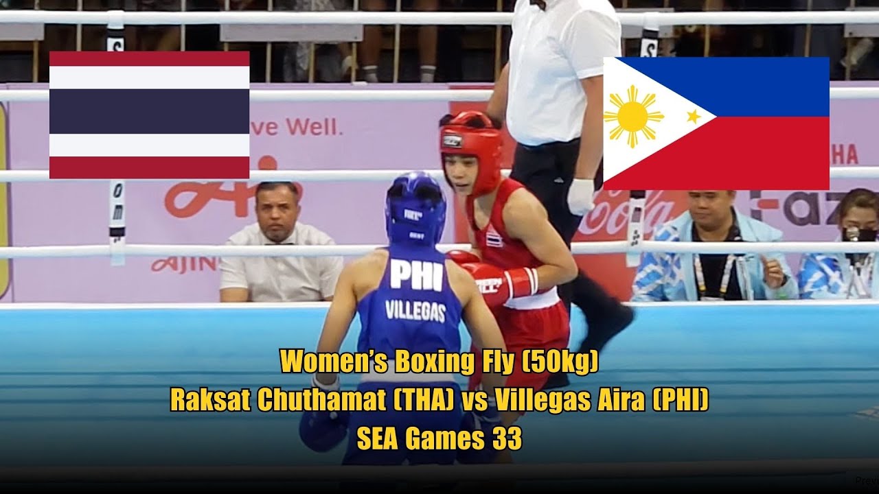 Women’s Boxing Fly (50kg): Raksat Chuthamat (THA) vs Villegas Aira (PHI) | SEA Games 33