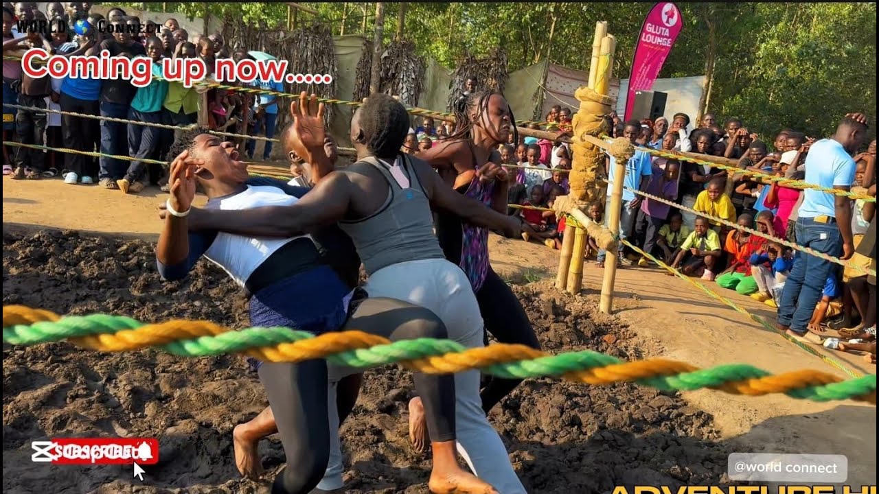 3 on 1 women aggressive challenge of all time in the history of sgw wrestling Uganda Africa!! #sgw background