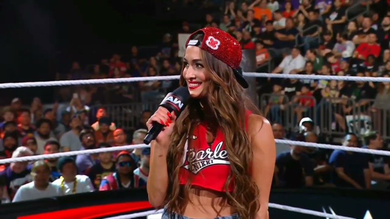 WWE RAW NIKKI BELLA RETURNS 06/09/25 background
