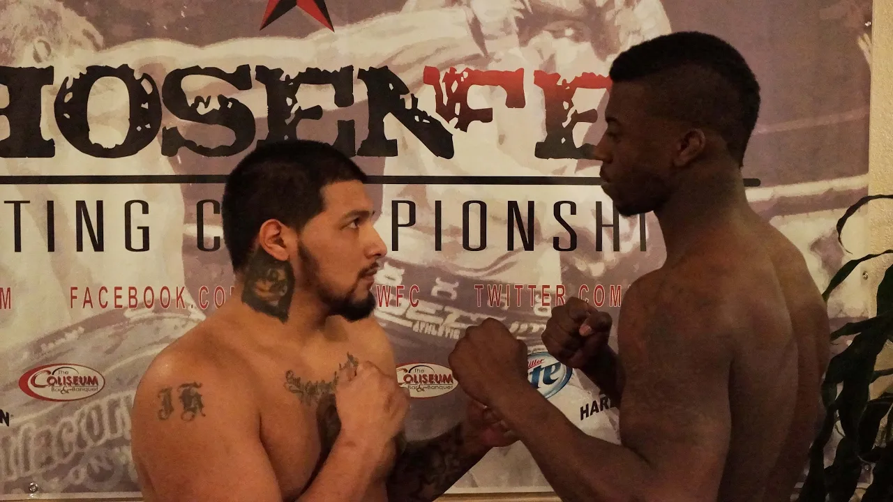 Chosen Few Fighting Championship Alton Cunningham vs. Jose Hernandez background