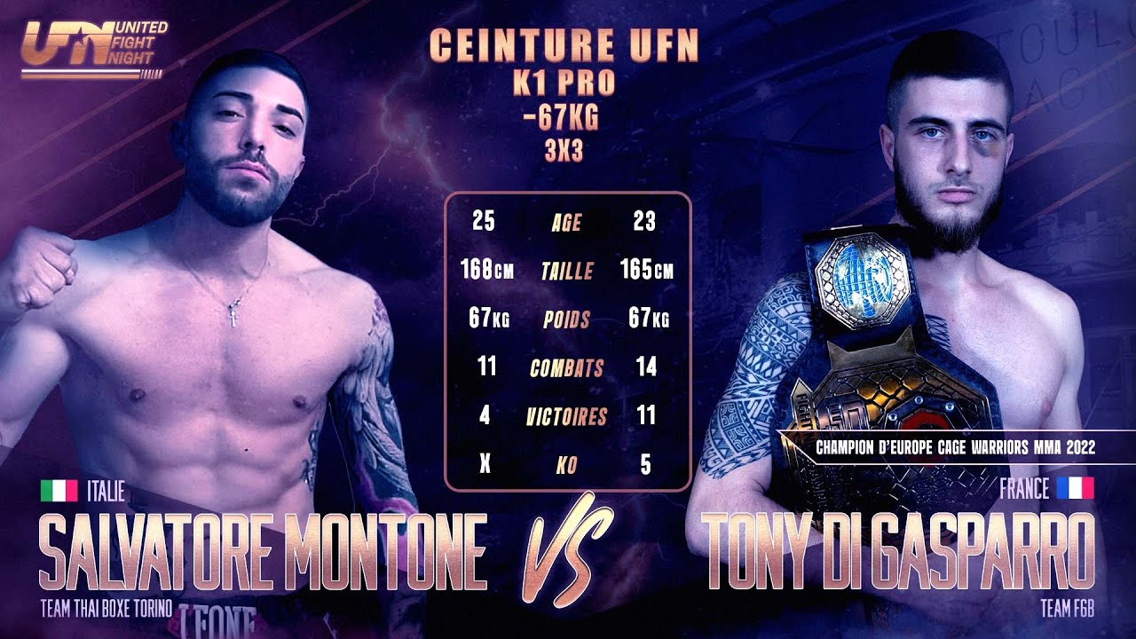 Tony DI GASPARRO vs Salvadore MONTONE By @vxstv #UFN #Toulon background