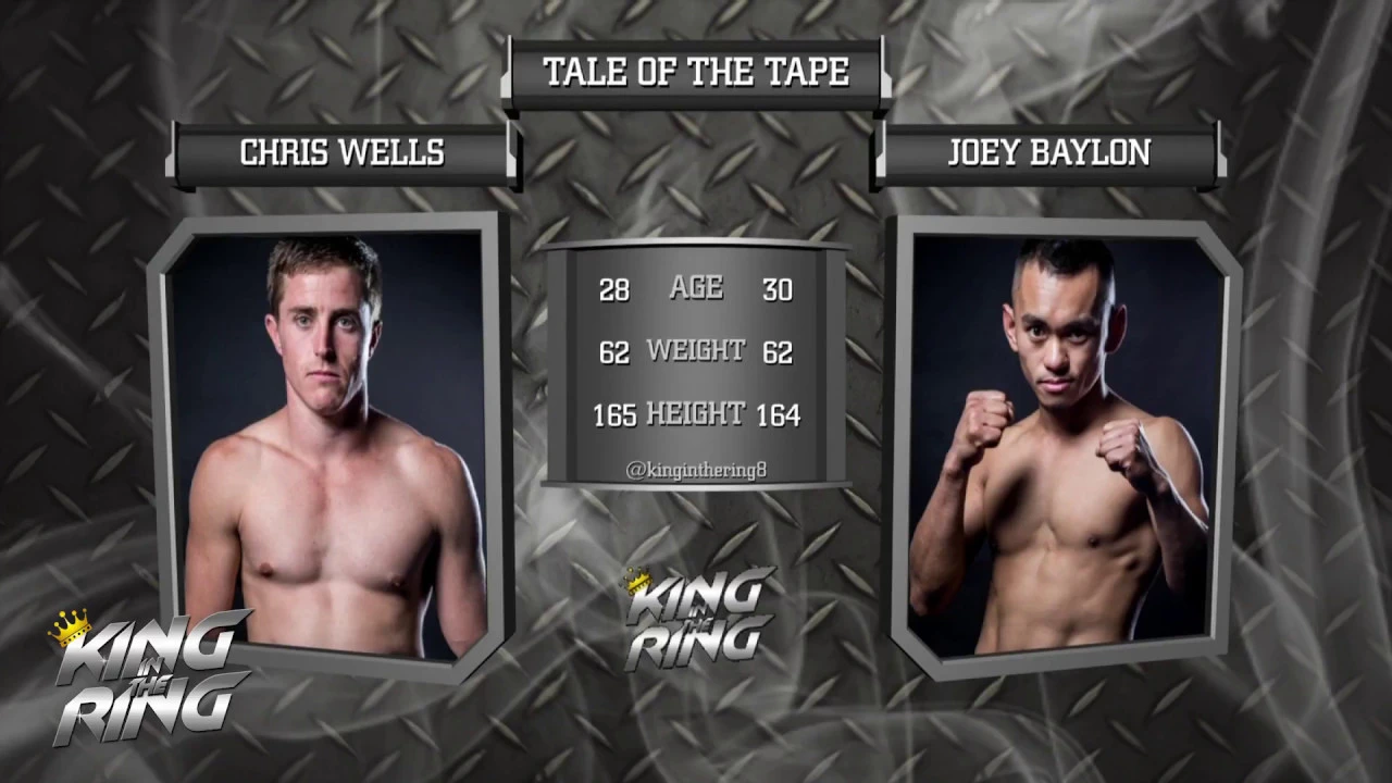 62kg : Joey Baylon vs Chris Wells backdrop