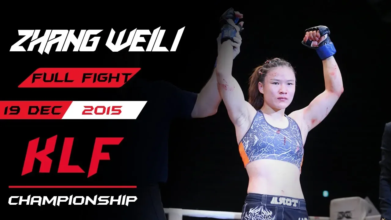 Kickboxing: Zhang Weili vs. Jean Francois FULL FIGHT-2015 backdrop