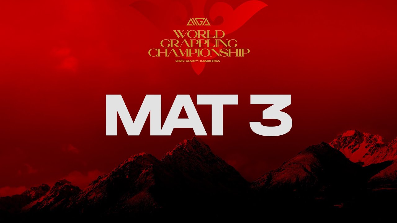 WORLD GRAPPLING CHAMPIONSHIP ALMTY 2025. MAT 3 background