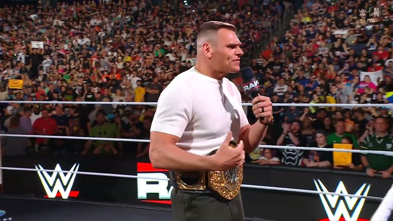 WWE RAW GUNTHER ENTRANCE 06/23/25 background