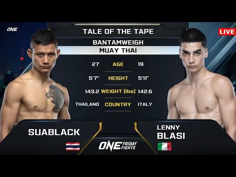 Sueablack Vs Blasi One Championship 11 August