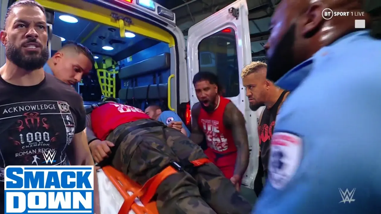 Solo Sikoa & Roman Reigns Sends Jey Usos To Hospital WWE Smackdown 2023 Highlights