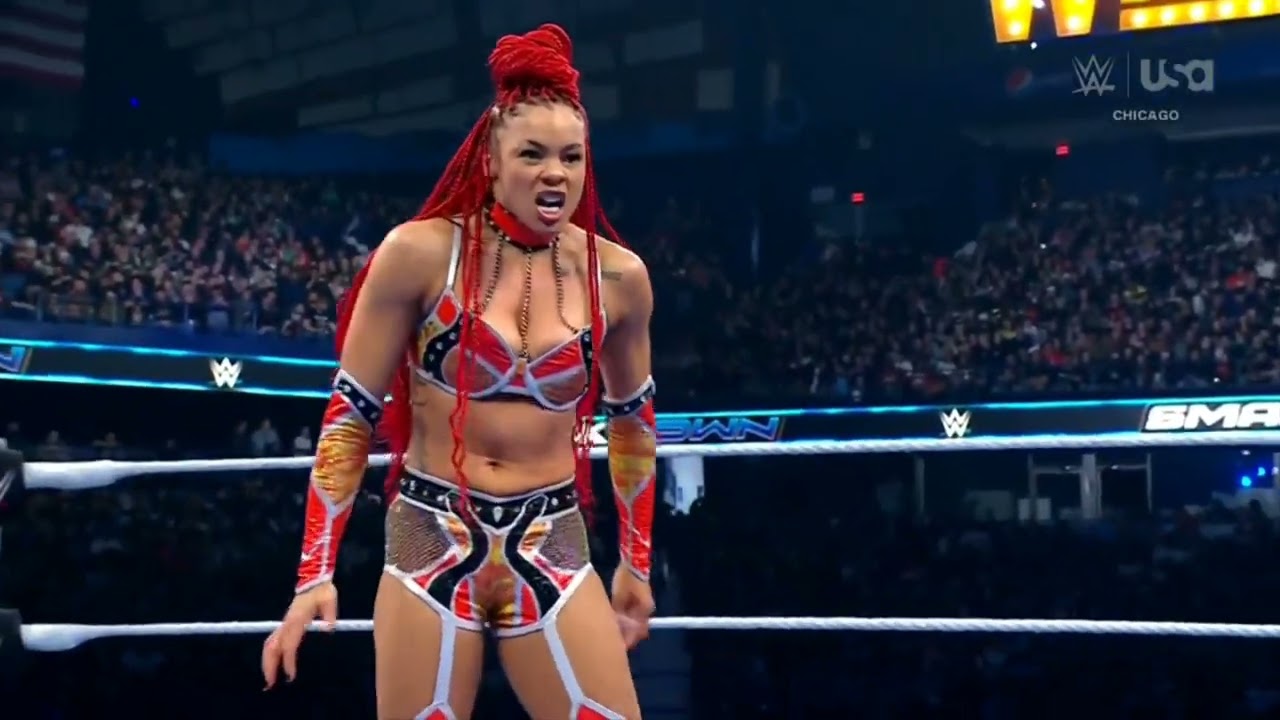 WWE SMACKDOWN B FAB VS NAOMI 04/04/25 background