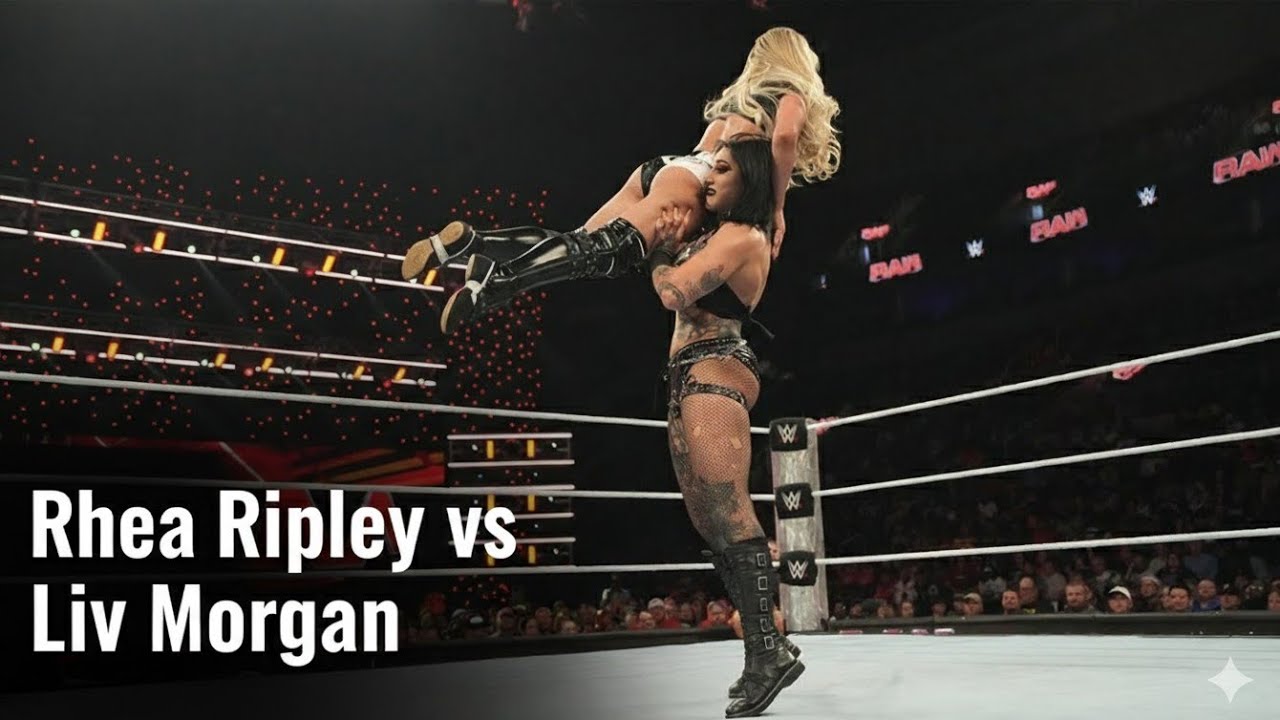 Rhea Ripley vs Liv Morgan #wwe #wrestlingfuture #livmorgan #livforever #wrestling 