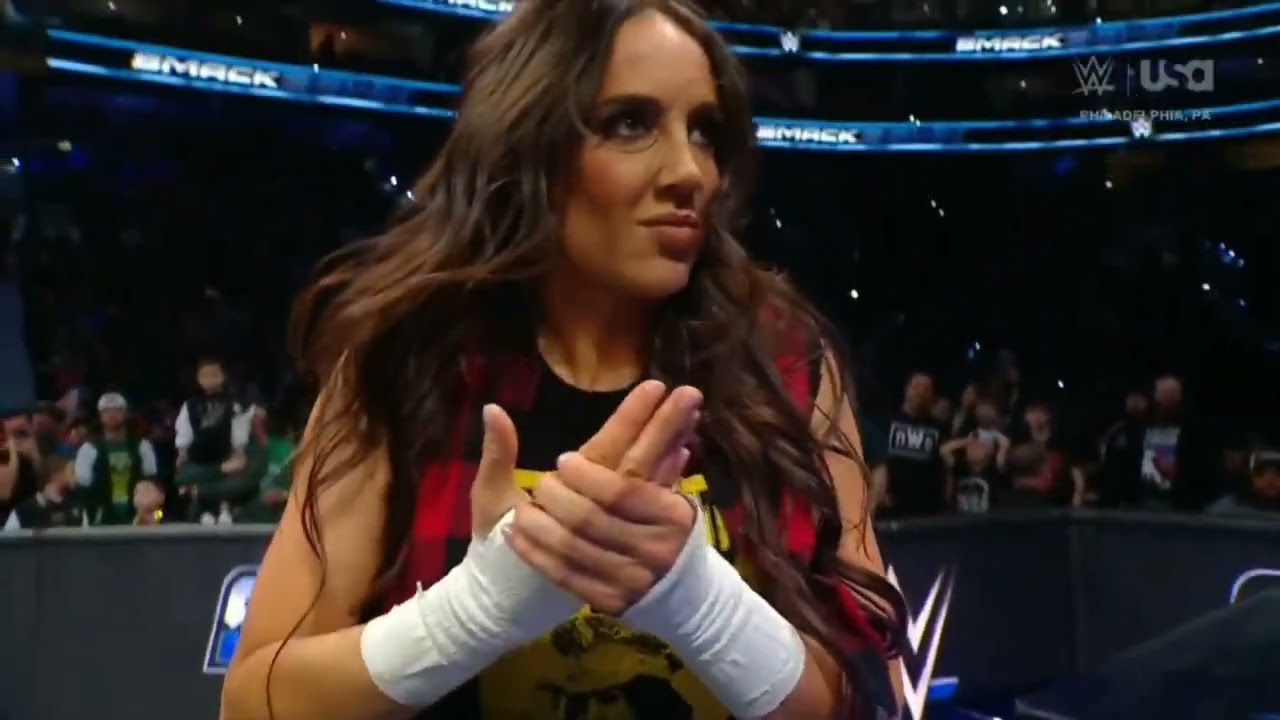 WWE SMACKDOWN CHELSEA GREEN VS MICHIN 03/07/25 background