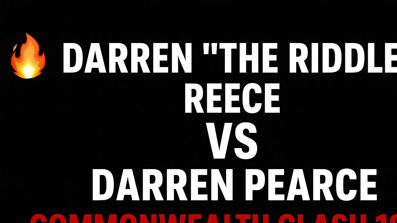🔥 Darren “The Riddler” Reece vs Darren Pearce | Commonwealth Clash 1997 | Ultimate Promotions 🔥