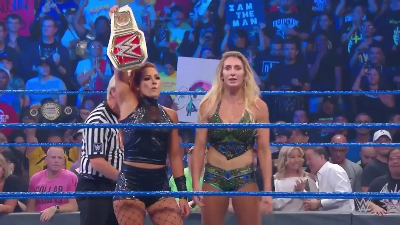 Becky Lynch And Charlotte vs Bayley and Sasha Banks SmackDown 10/4/2019