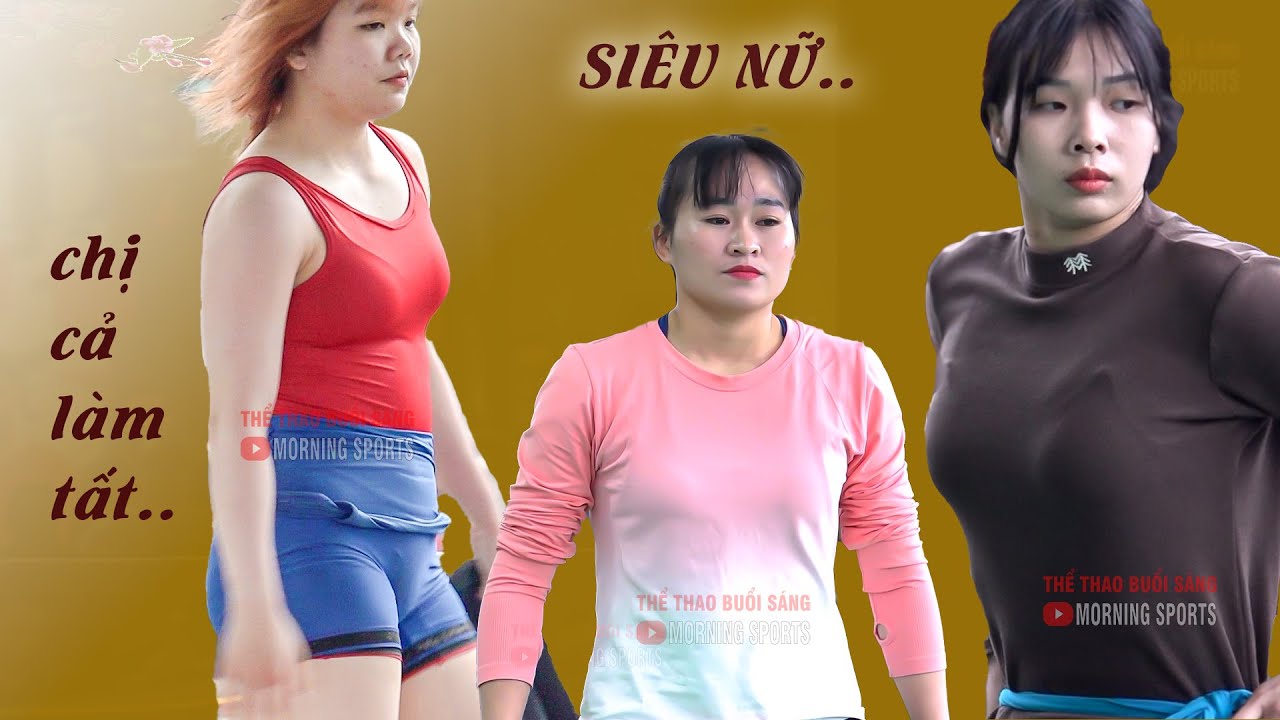 Vật nữ 2025 - Chị Cả HÀ PHƯƠNG thể hiện uy lực . Women wrestling. background