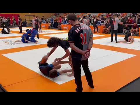 Nice Triangle Choke Escape And Some Open Guard Work In BJJ No Gi Match Seattle Wa