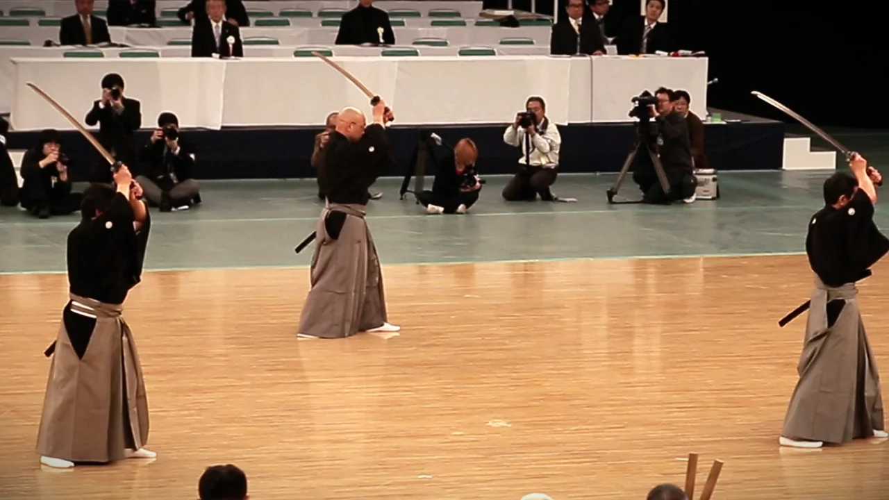 Kurama-ryu Kenjutsu - 38th Kobudo Embu Taikai at the Nippon Budokan background