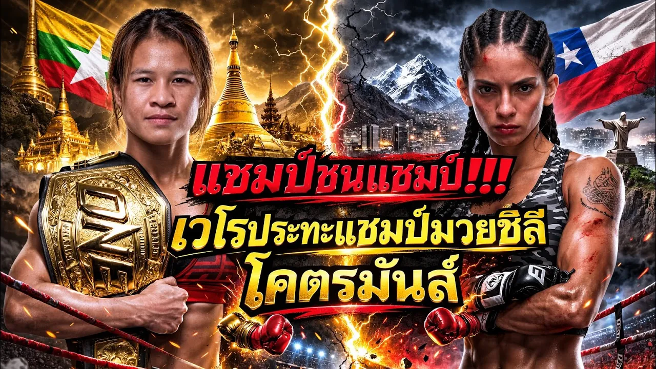 แชมป์ชนแชมป์ เวโรปะทะแชมป์มวยชิลี โคตรมันส์ Vero Nika ဘယ်ရောနီးကာ VS ฟรานซิสกา เวรา