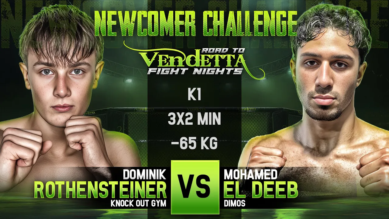 Dominik Rothensteiner VS Mohamed El Deeb | Newcomer Challenge Road to Vendetta