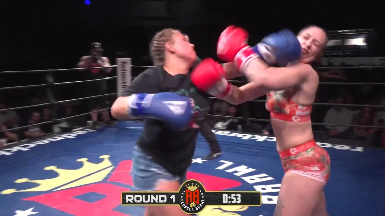 City Girl vs. Country Girl fight! background