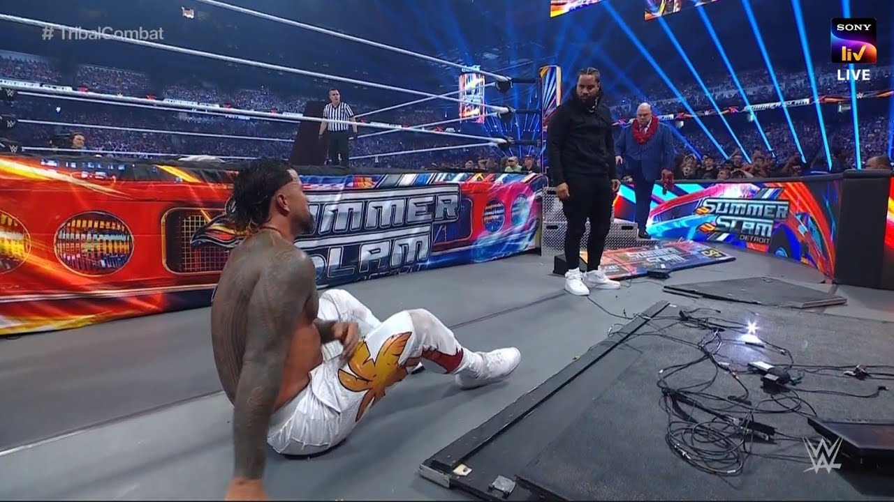Jimmy Uso Return & Attack Jey Uso WWE Summerslam 2023 Highlights