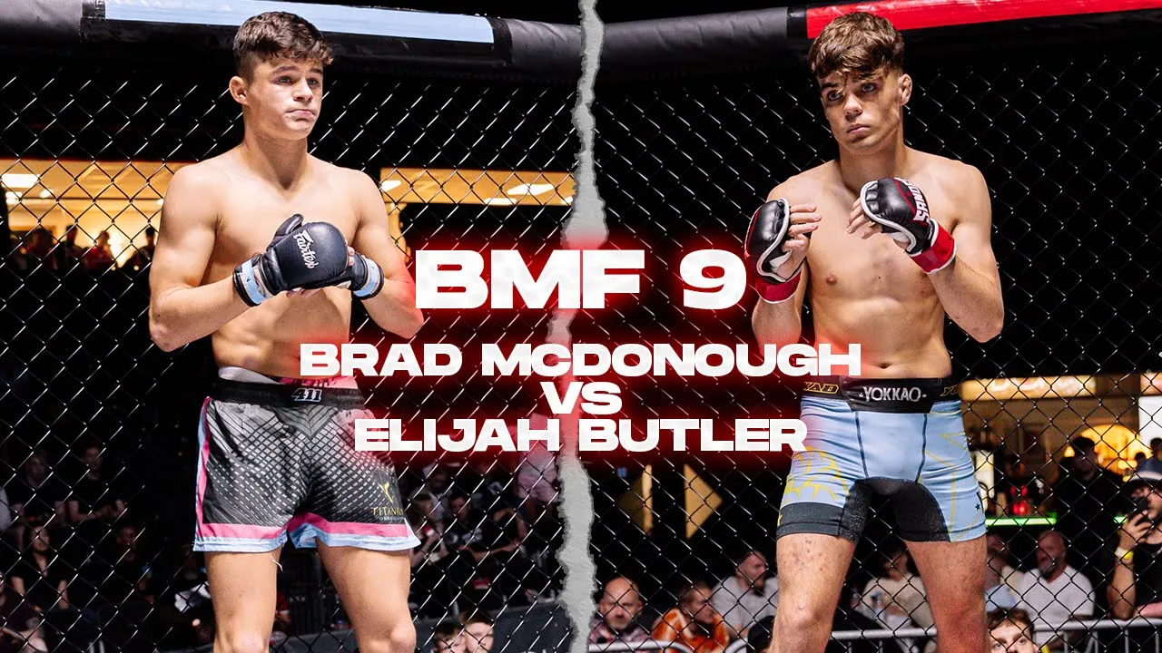 BMF 9 | Brad McDonough vs Elijah Butler | Amateur Bantamweight MMA backdrop