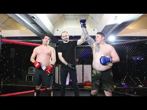 ULTRA MMA GLASGOW 221124 FIGHT 27 LEANDROS NTAMPOS VS PAUL DONNELLY background