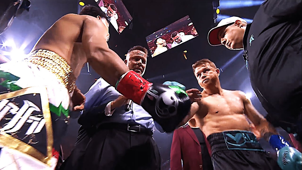 Canelo Alvarez (Mexico) vs Jaime Munguia (Mexico) BOXING HIGHLIGHTS background