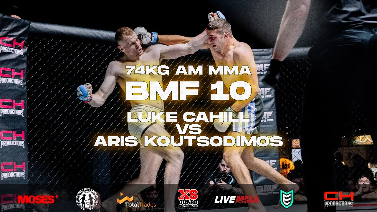 BMF 10 | Aris Koutsodimos vs Luke Cahill | Amateur Light Heavyweight MMA background