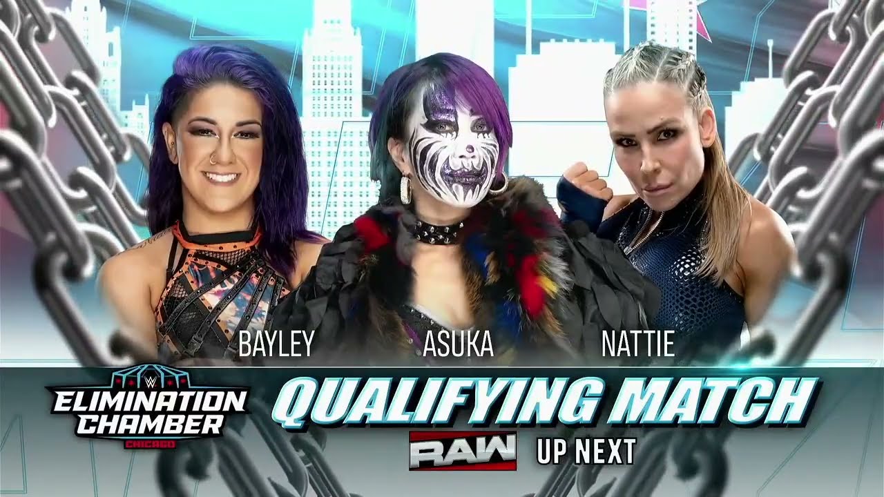 Asuka VS Bayley VS Nattie 1/2