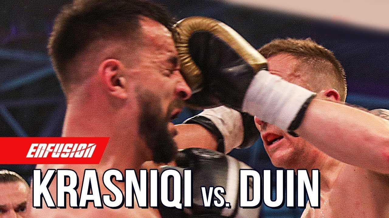 Two Fighters With ROCK Chins Collide | Azdren Krasniqi vs. Romano Duin | Enfusion Talents 90