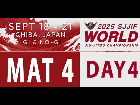 2025 SJJIF World Jiu-Jitsu Championship Mat4 Day4