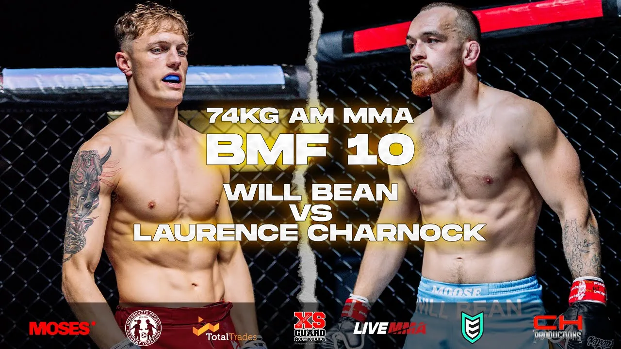 BMF 10 | Laurence Charnock vs Will Bean | Amateur Super Lightweight MMA background
