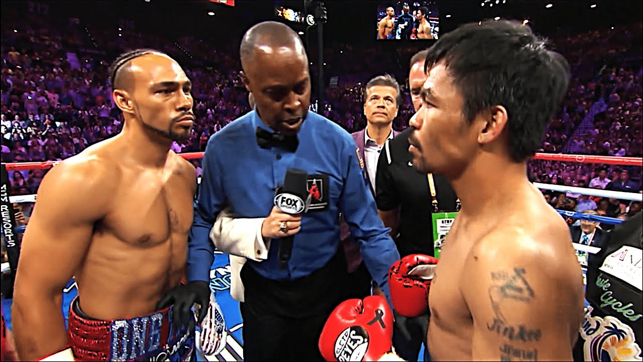 Manny Pacquiao (Philippines) vs Keith Thurman (USA) BOXING HIGHLIGHTS background