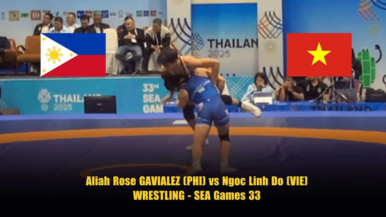 Wrestling Women’s Freestyle 50kg: Aliah Rose GAVIALEZ (PHI) vs Do Ngoc Linh (VIE) | SEA Games 33