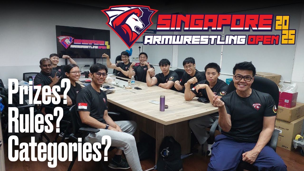 SINGAPORE ARMWRESTLING OPEN Meeting | Behind the Scenes background