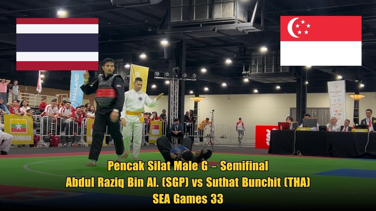 Pencak Silat Male G – Semifinal: Abdul Raziq Bin Al. (SGP) vs Suthat Bunchit (THA) | SEA Games 33