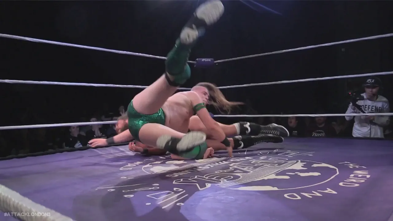 ATTACK! Pro Wrestling - Just A Day By Feeder Show Open MV background